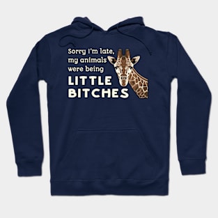 Little bitches - giraffe Hoodie